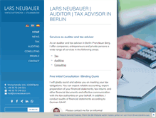Tablet Screenshot of larsneubauer.com